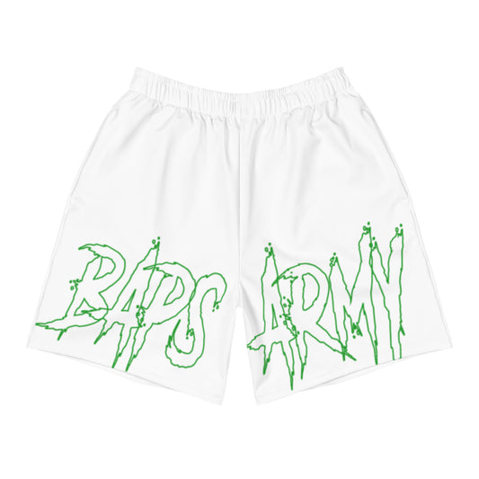 White Baps Army Athletic Shorts