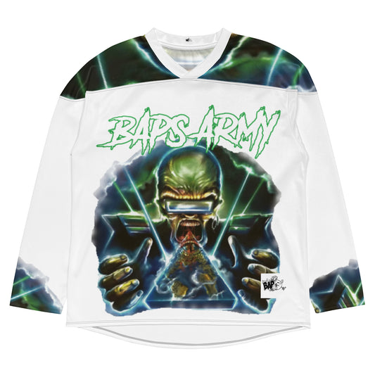 White Baps Army Hockey Jersey (Oversized)