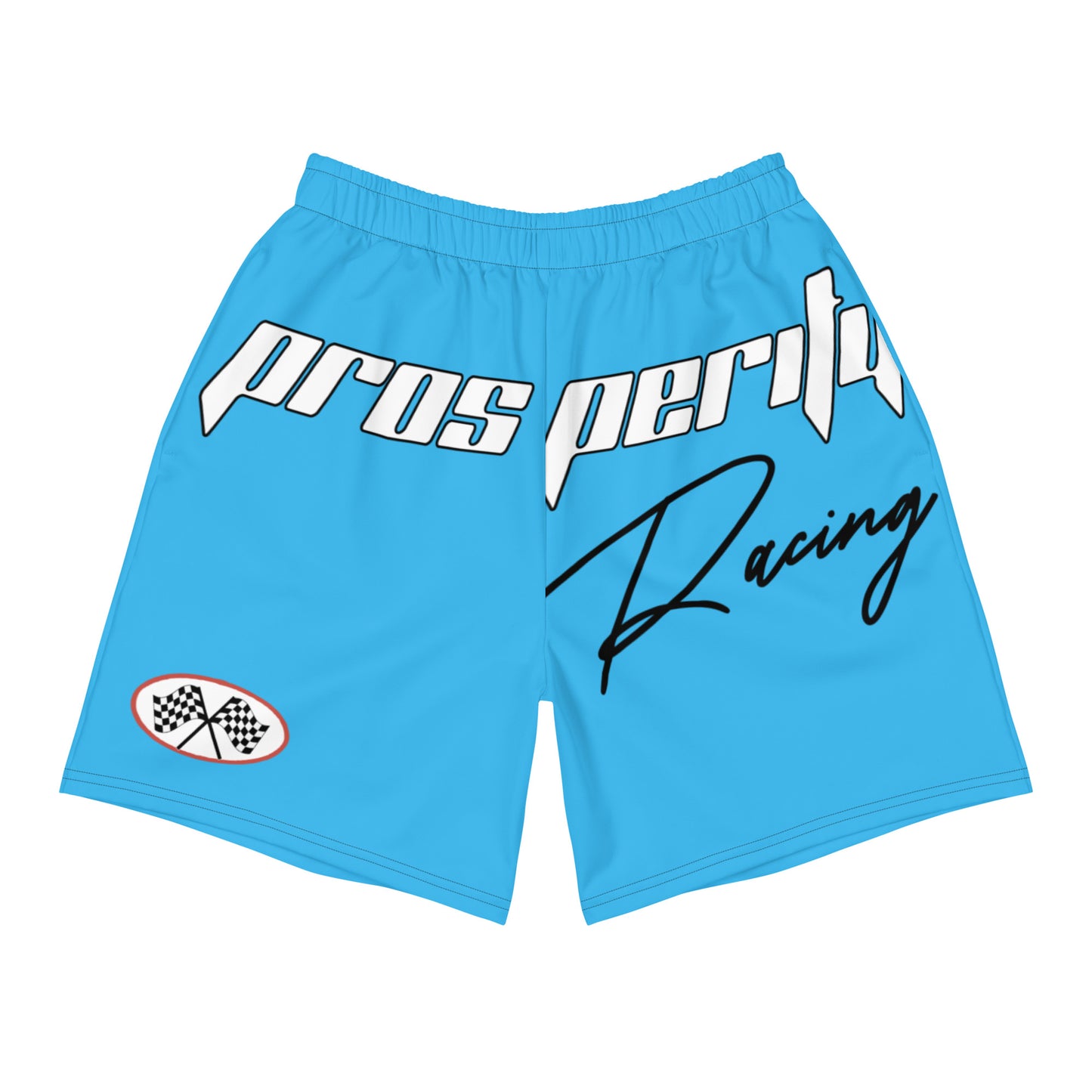 Turquoise Unisex Prosperity Race Shorts