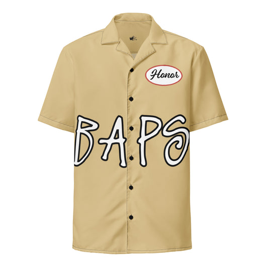 Khaki Prosperity Racing Button Up (Oversized)